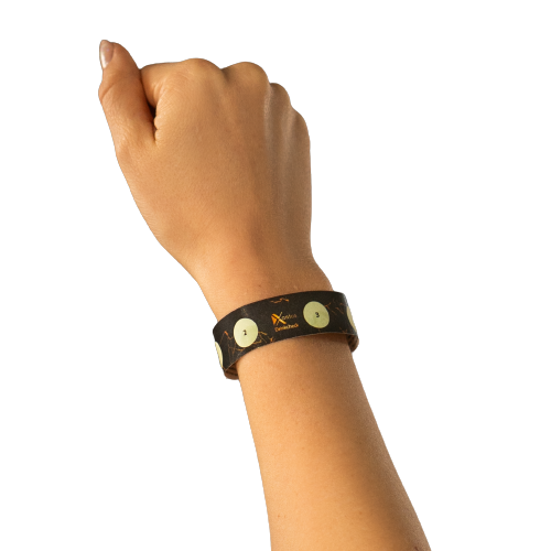 Drinkcheck Wristband Black & Gold - 4 Test fields